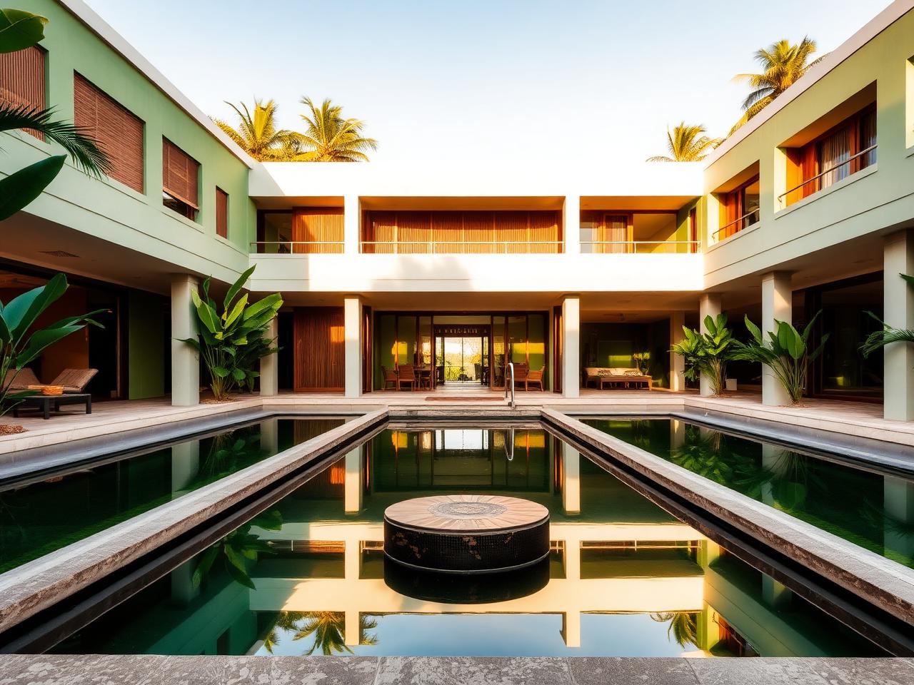 Tropical Modern facade reference