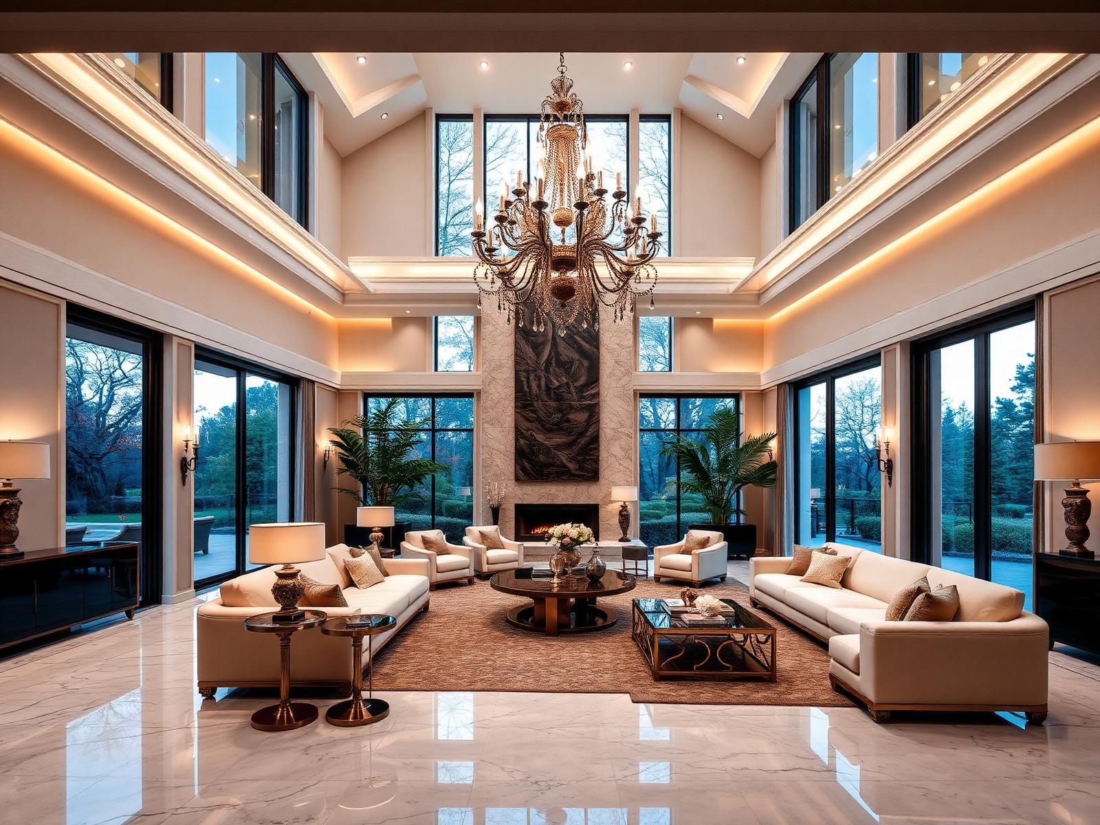 Double-height living